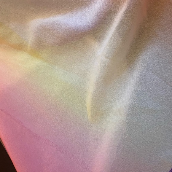 Alexandra Lyrical Dance Costume Purple Rainbow halter leotard w dress overlay AL - Picture 2 of 6